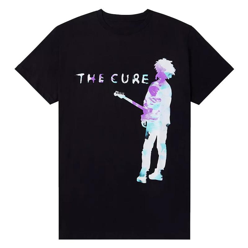 

The Cure Treatment Band Non-mainstream Rock Punk Print Oversized Pure Cotton Men s and Women s Short-sleeved T-shirts 4XL