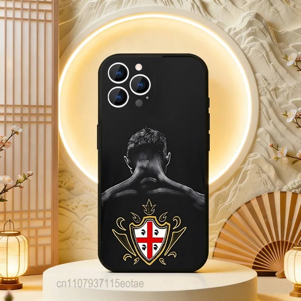 Flag of Sardinia COOL Phone Case For iPhone 17,16,15,14,13,12,11,Pro,Max,Plus,E,Air,Mini Protective Black Cover