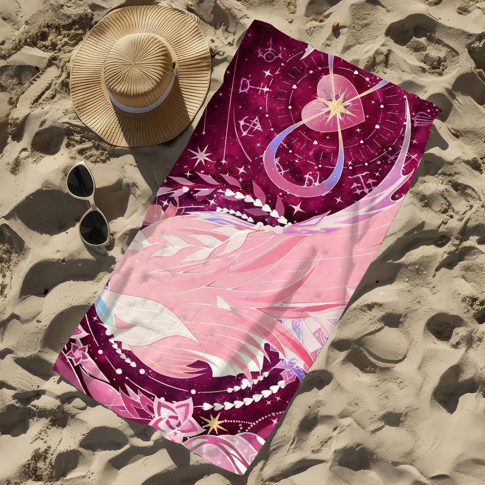 Game Honkai Star Rail cool a Towel Beach Towel Oversized Quick Dry Towel Absorbent Soft Swim BeachTowels for Men Women