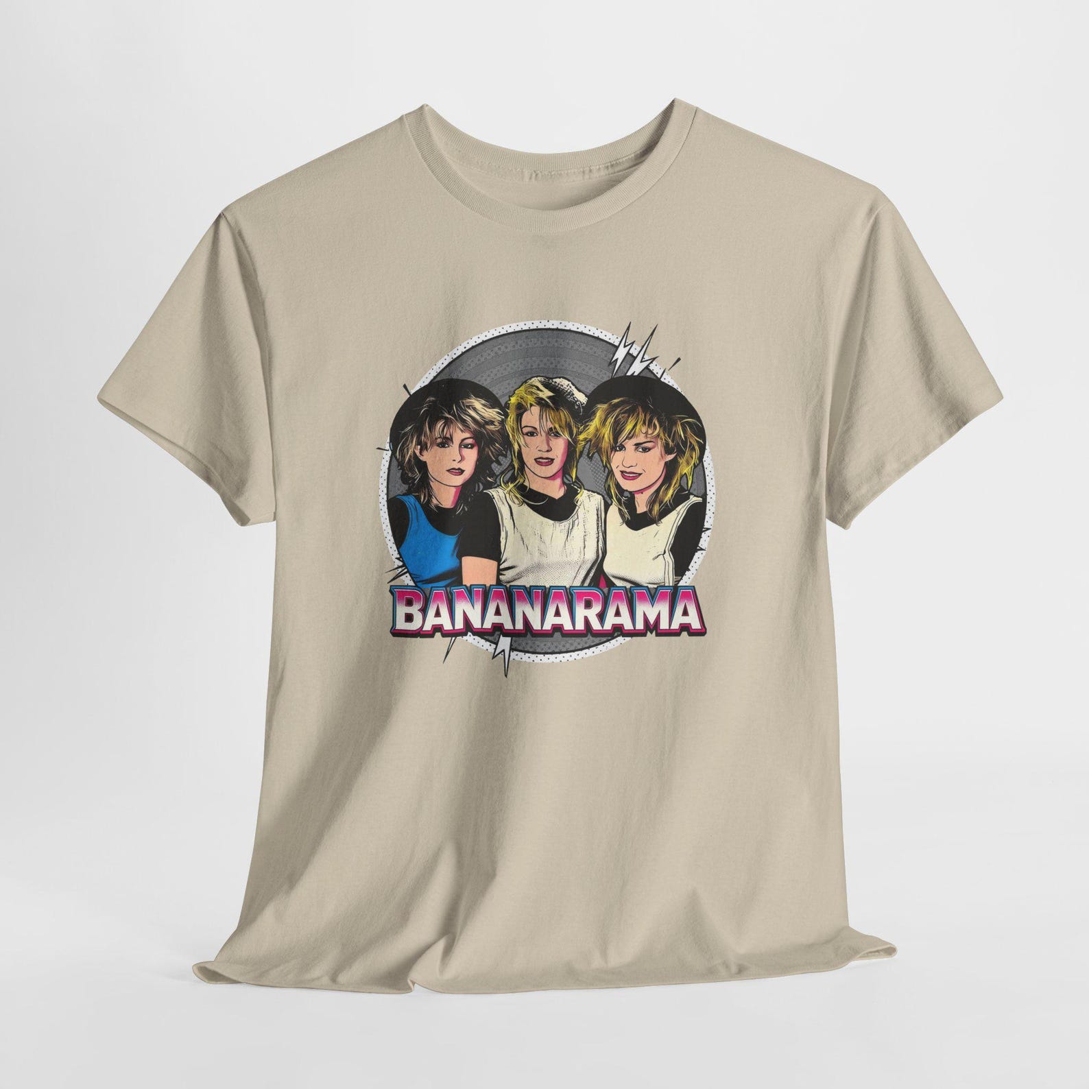Bananarama Pop Art Tee - Vintage 80s Band Graphic T-Shirt S