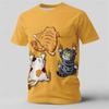 Funny Animal Print T-shirt For Men Cool Camel Funny Cow Chicken Graphic Short Sleeve T Shirts Personality Outdoor Loose Tees