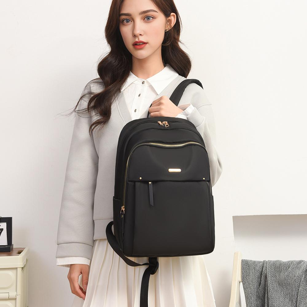 Zaino Oxford da Donna Grande Capacità Borsa per Computer Studente Viaggio Leggero Zaino Scolastico