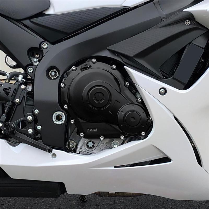 Motorcycle Engine Crankcase Stator Clutch Cover For Suzuki GSXR600 GSXR750 2006- Accessories-M53K