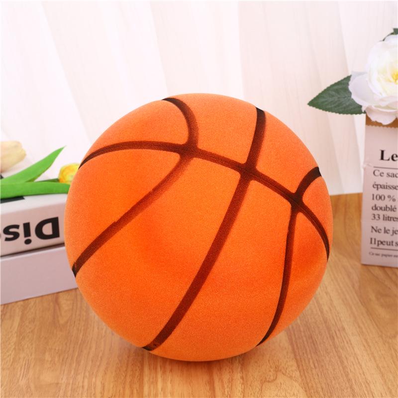 Silent No-Flake Indoor Basketball for Kids with 3D Grooves