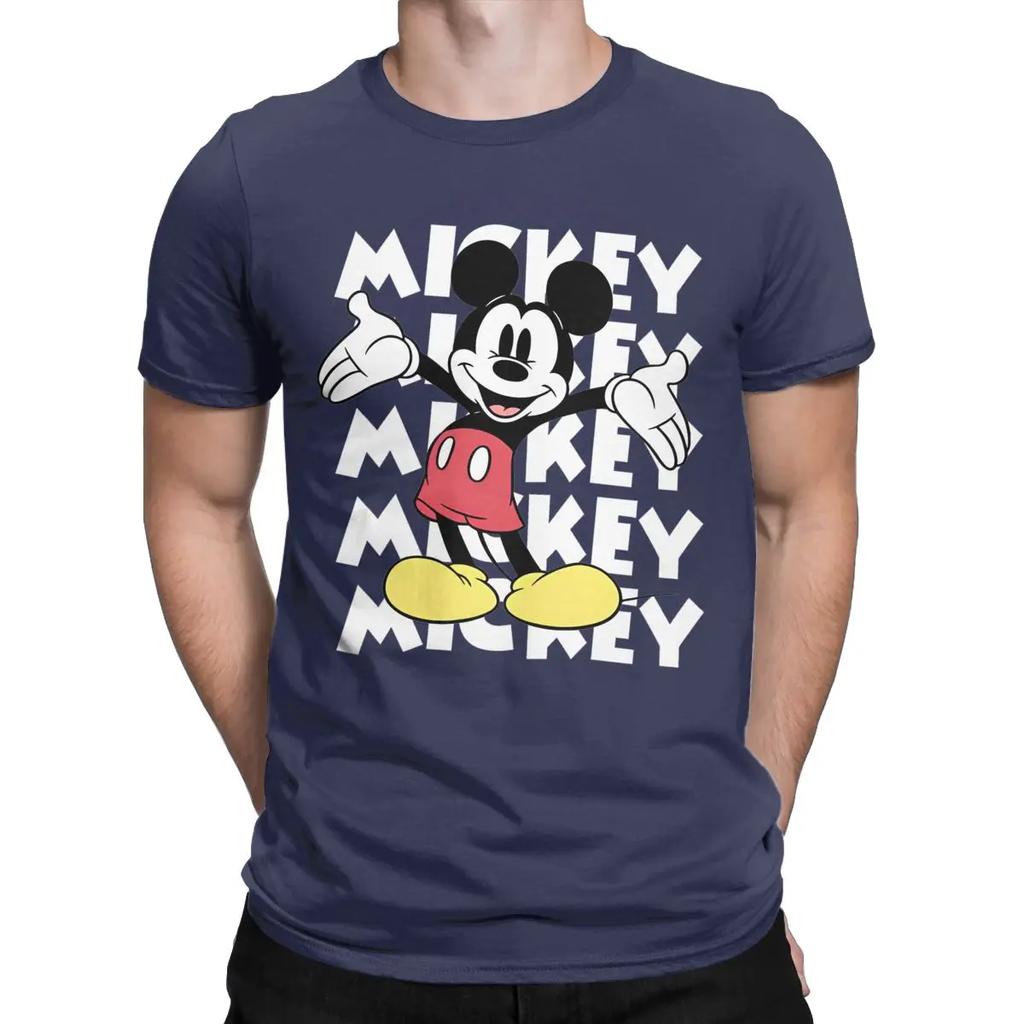 T-Shirts Public Domain Mickey Mouse Cartoon Humorous Cotton Tees Short Sleeve T Shirts O Neck Clothing New Arrival Unisex