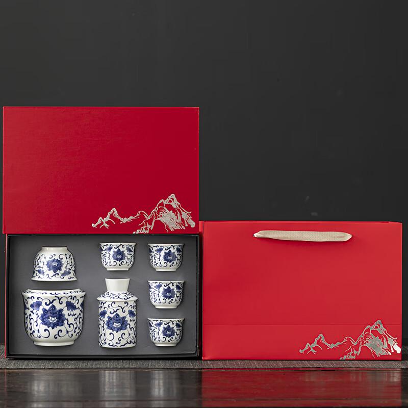 Элегантный керамический набор для подогрева вина