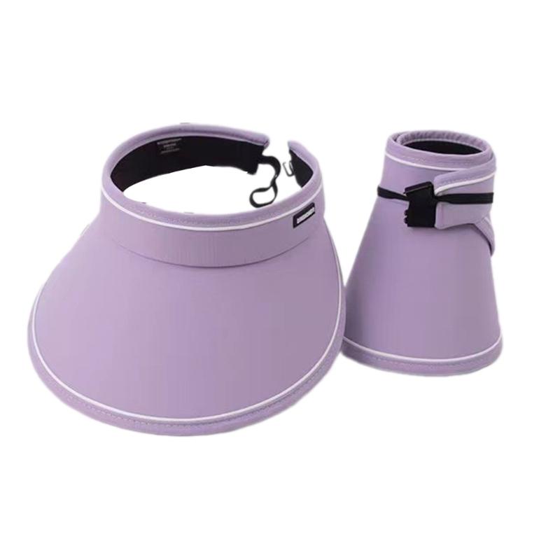Outdoor Sun Protective Hat for Women Breathable Hollow Top Design Wide Brims Hat for Various Activity Fishing Cycling