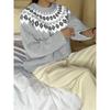 New Autumn and Winter Ethnic Style Long-sleeved Round Neck Loose Versatile and Comfortable Commuter Style Sweater