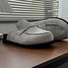 Men's Suede Mule Slippers Comfortable Male Walking Shoes Indoor Outdoor Soft Sole Breathable Flats Handmade Men Casual Shoes