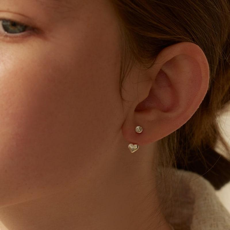 Lewe Two-way Mini Heart Earring