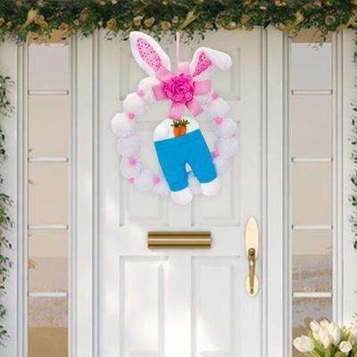 Easter Bunny Butt with Ears Wreath Cute Photography Door Garland