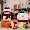 Festive Christmas Decorative Gingerbread Man Cookie Tin Box For Holiday Cheer