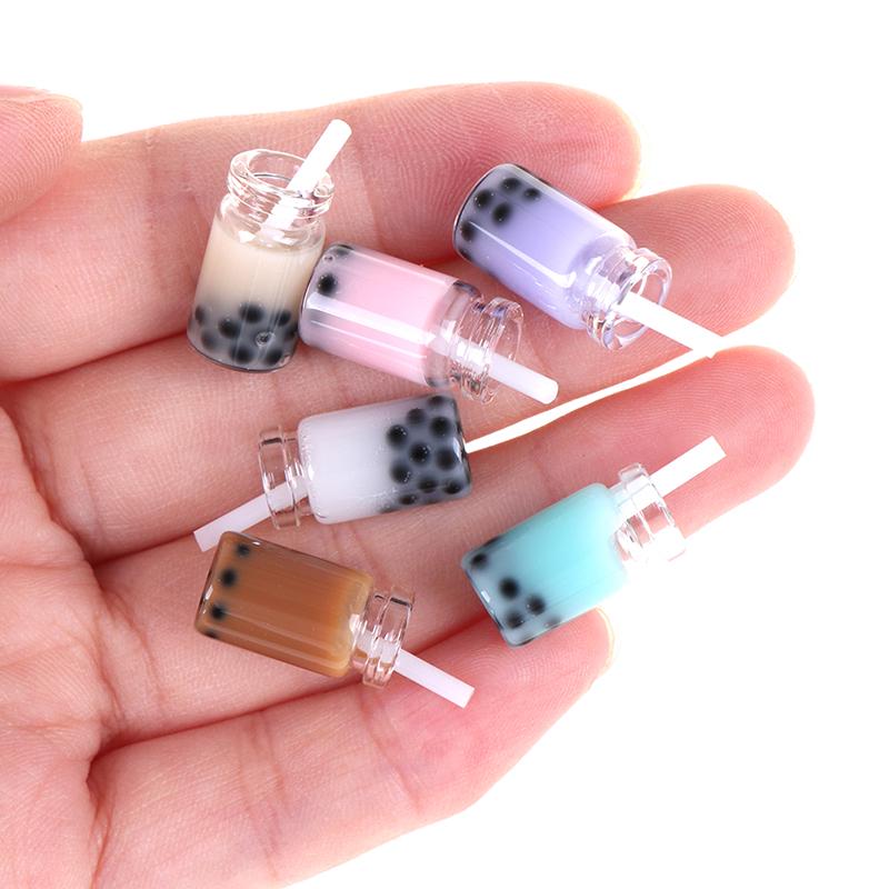 3 Stück 1:12 Puppenhaus Miniatur Milchteetassen Mini Spielzeug Puppenhaus Dekoration