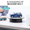 Sanwa Direct Electric 360-Degree Rotating Turntable, Micro USB Powered, 20cm Diameter, 15-Second Rotation, 1 Unit, 200-DG018