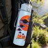 1PC Retro Orange Planet Space Abstract Print 750ml Portable Sports Water Bottle Leakproof Gym Outdoor Travel Drink Cup