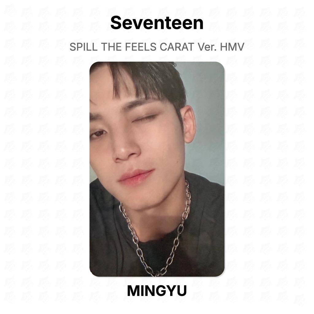Seventeen SPILL THE FEELS CARAT Ver. HMV Official Photocard