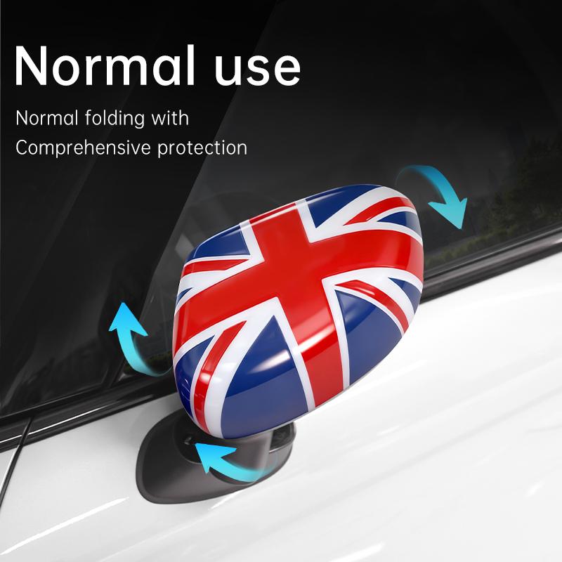 Car Rearview Mirror Shell For Mini Cooper F65 F66 U25 F67 Countryman 2024 2025 ABS Car Mirror Exterior Decorative Accessories