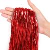 Silver Color Christmas Tree Metal Wire Tinsel Foil Fringe  Christmas Decoration Supplies