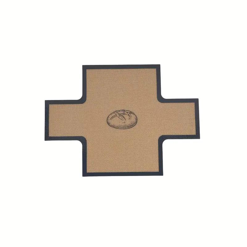 

Toast Mold Food Grade Silicone Baking Mat High Temperature Resistant Bread Toast Silicone Baking Mat Easy To Clean 37cm*27cm сірий