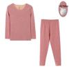 Children's Seamless Velvet Warm Underwear Set with Heat-Generating Silk for Boys & Girls - Ideal for Autumn & Winter