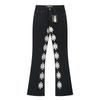 LOSTSHDWS Men's and Women's Spring and Autumn Flared Elastic Jeans Couple Jeans