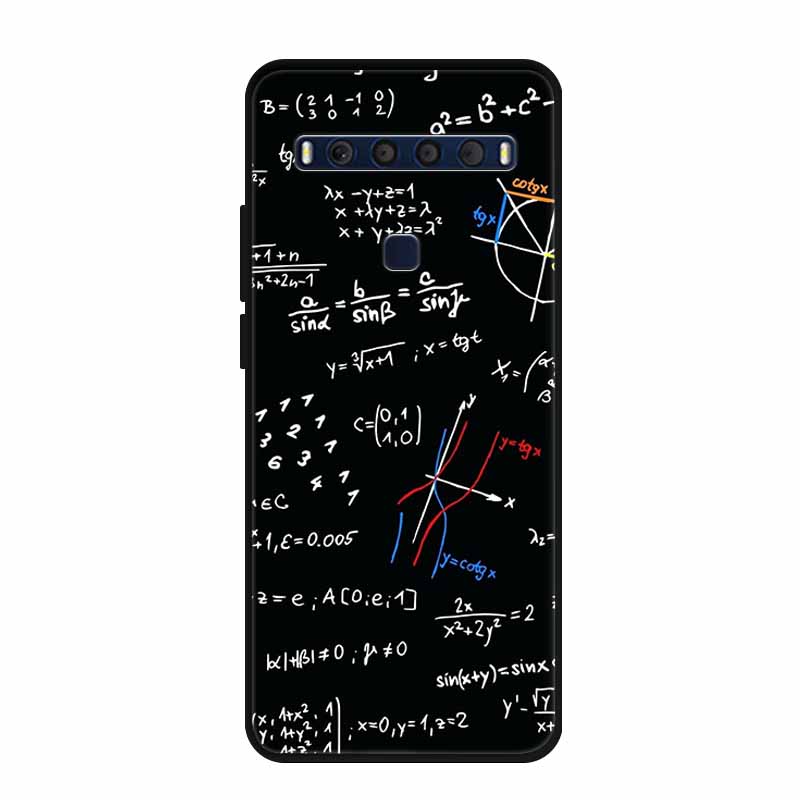 For TCL 10L Case Cool Fashion Silicone Soft TPU Phone Covers for TCL 10 Lite Case 10Lite Coque for TCL10L T770H T770B 4187U Bag