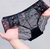 Sexy Lace Underwear for Women High Wasited Panties Breathable Floral Briefs Women's Bikini Underwear Breathable Cheeky Panties