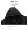 Men's Plus Size Casual Hooded Jacket - Windproof & Trendy for Spring/Autumn