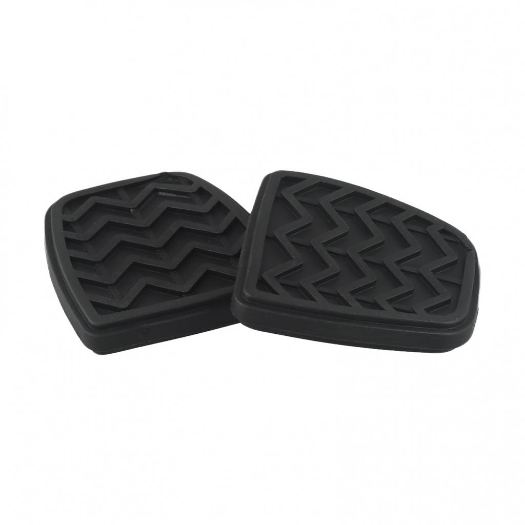 High Strength Rubber Cover for Yaris XP10 Brake Clutch Pedal Foot Pad (2Pcs)