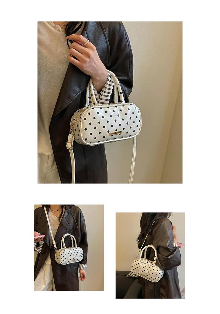 2026 Fashionable Polka Dot Versatile Crossbody & Shoulder Handheld Bag for Women