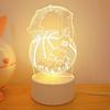 Creative 3D Night Light Basketball Sports Design, USB Ambient Bedside Lamp, Art Decoration, Bedroom Decoration