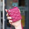 Applicable to Samsung Z Flip7 mobile phone case Flip5 wavy oblique span protective case Z Flip4 plaid strap case