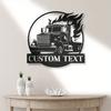 Custom Trucker Name Metal Sign Wall Art Classic Style Home Decor