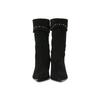 Gnarly Wedge Heel Suede Boots Es3as863