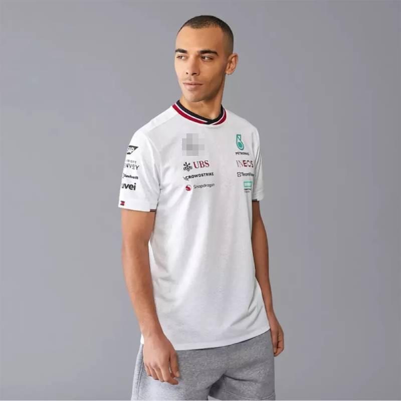 Stylish 2024 F1 -benz Team Short Sleeve T-shirt With Comfortable Loose Fit