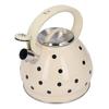 Whistling Kettle,3.5L Whistling Kettle Polka Whisteling Tea Kettle Stainless Steel Teapot Reliable and Durable