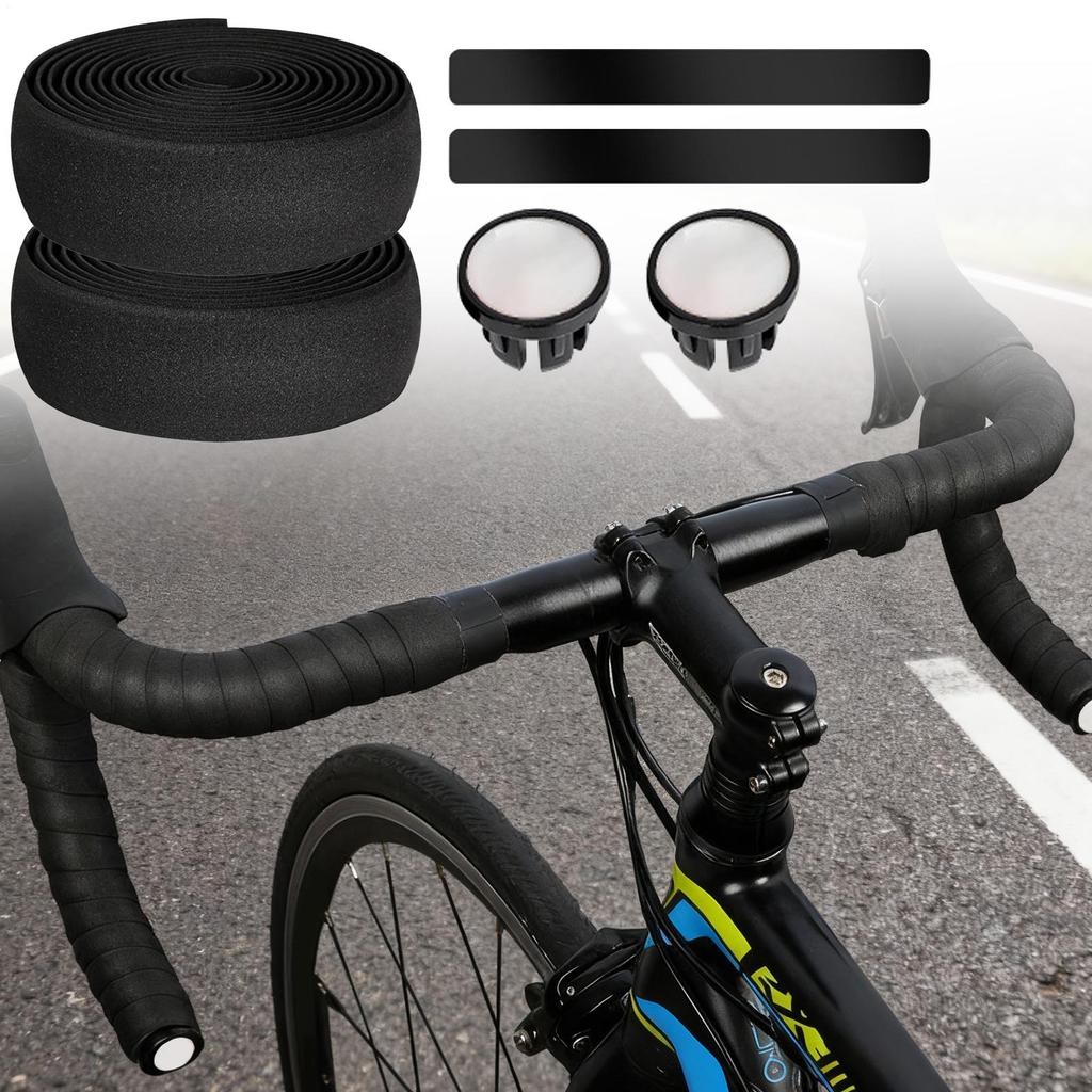 Fahrradlenkerband Stoßdämpfendes EVA-Griffband Klebend Rennradlenkerband Zum Fahren Motorradfahren Komfort-Upgrade