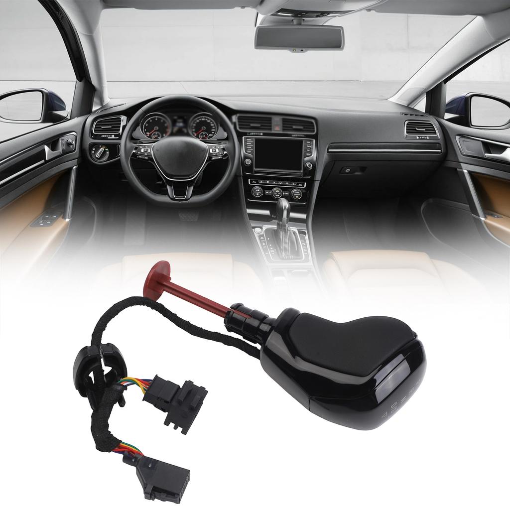 Electronic Gear Shift Handle with LED Light for Golf MK6 MK7 For Passat B7 B8 Designed for Front Clamp Button Models
