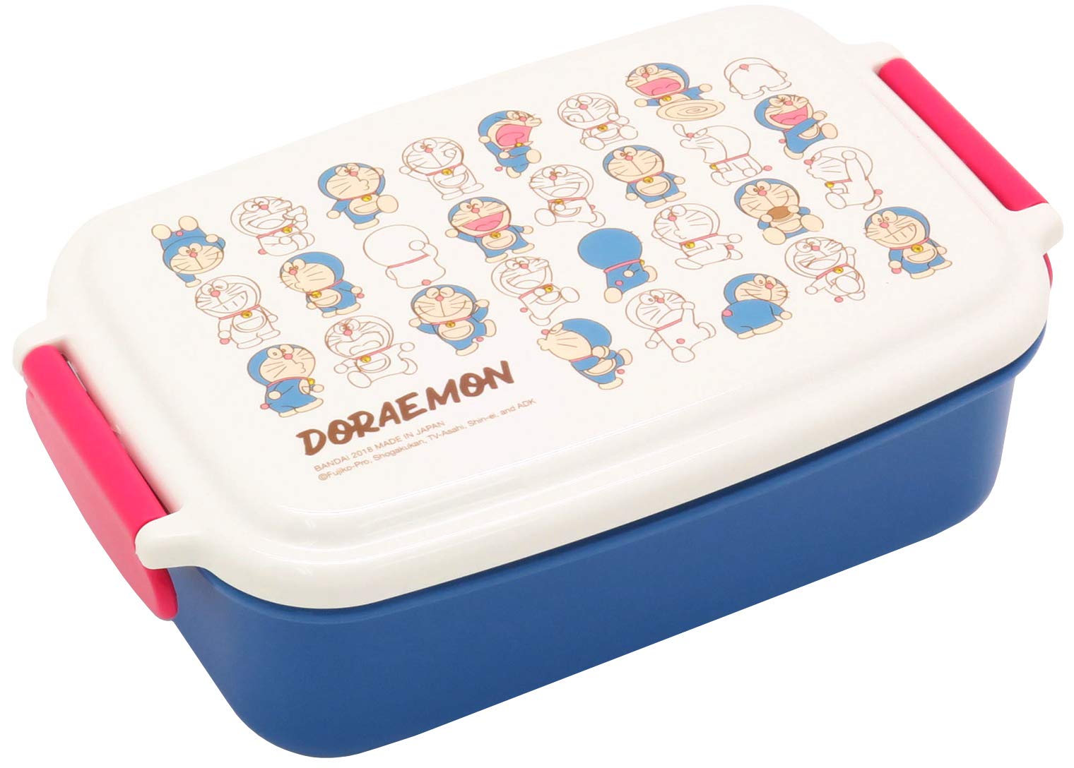 

OSK Lunch Box Doraemon 500ml Made in Japan Dishwasher Safe [with divider] PL-1R синій