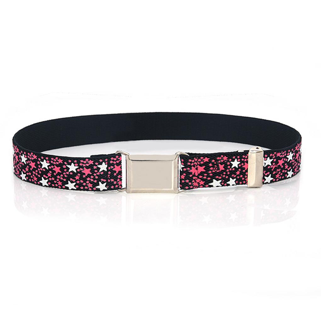 Belt Magnetic Buckle Multicolor ple Style Webbing Straps for Boys Girls