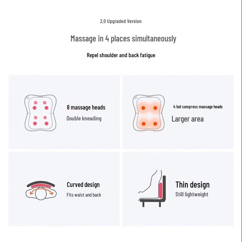 ogawa OG-2101 Upgraded Heat Therapy Massager for Back and Neck