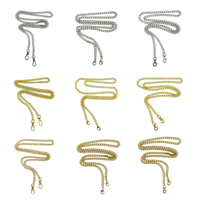 Metal Replacement Shoulder Crossbody Bag Chain Strap DIY Bag Straps Craft Accessories for Women Girls Making Bags
