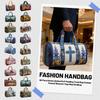 Borsa da Viaggio Trapuntata Imbottita Serie Floreale 3D Borsa Yoga da Donna alla Moda Stampata Borsa a Mano