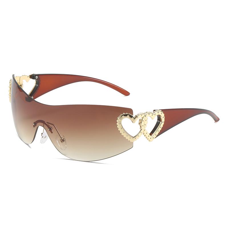 2022 Trendy Y2K Celebrity One-Piece Sunglasses for Women