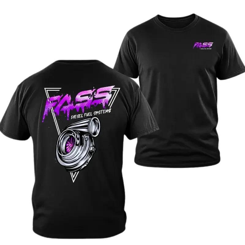 Diesel Turbo T Shirt Double Sided Purple Neon Fuel System Graphic Tee XXXXL