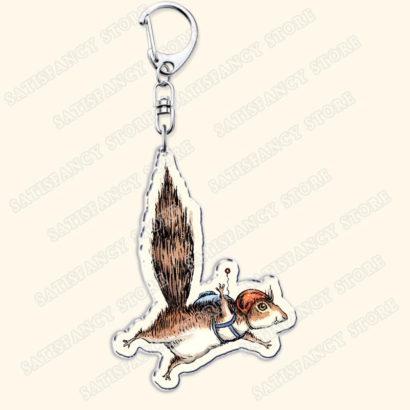 

Funny Quirky Animals Keychains for Women Accessories Bag Cute Animal Wildlife Bird Keyrings Jewelry Fans Friends Gifts