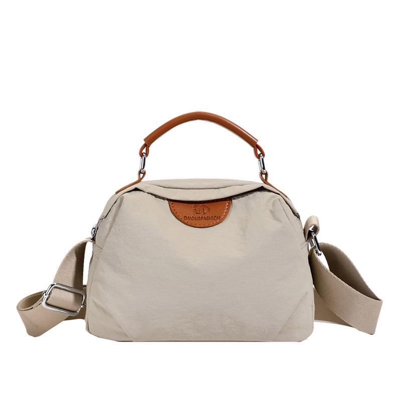 

Высококачественная простая и легкая многослойная сумка женская новая на плечо, сумка-мессенджер, водоотталкивающая сумка-тоут из ткани Оксфорд хаки