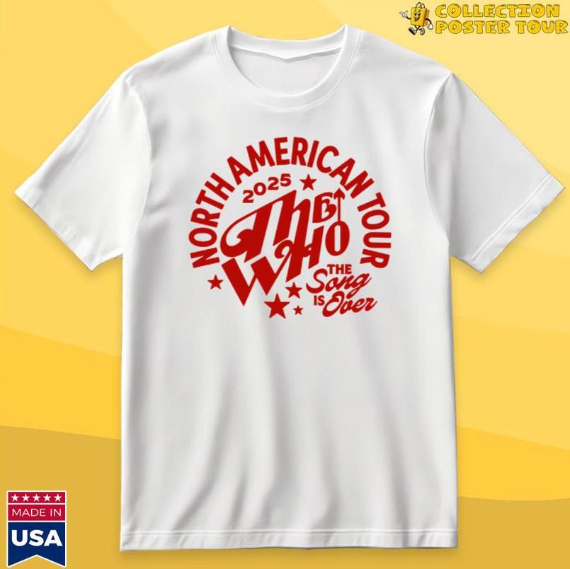 The Who The Song Is Over Tour Raglan 2025 Merch T-Shirt Unisex T-Shirt S