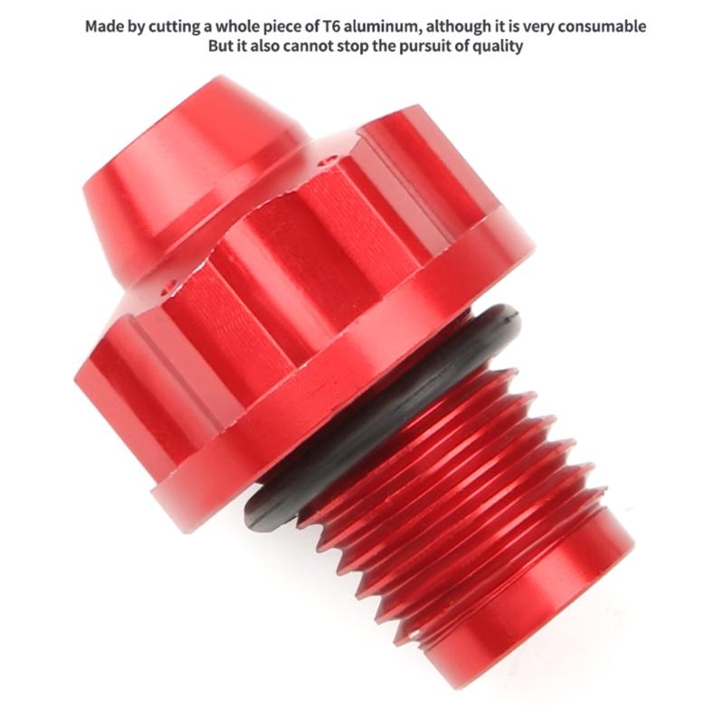 Gear Oil Tank Caps Screw Aluminum Gear Screw Motorcycle Modification Accessory
