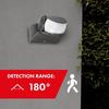 Détecteur de mouvement infrarouge pir maclean ip65 gris portée 12m mce201 gr
